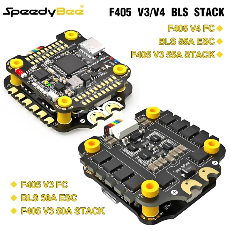 SpeedyBee F405 V3/V4 FC ESCスタッ - Speedybee F405 V4 Bls 55A Stack のレビューと価格